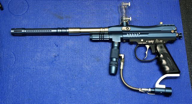 NEW  32 Degrees Spyder HVC Air Chamber Volumizer Paintball Gun Marker Black B2 